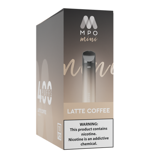 Mini (400 Puffs) - Latte Coffee (10 Pack)